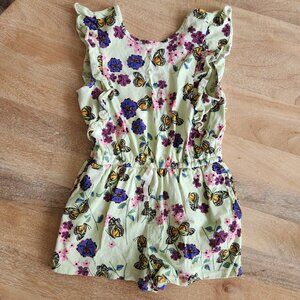 Tea Collection Flutter Sleeve Romper Size 10